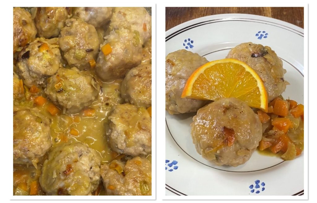 Fleischbällchen mit Orange
