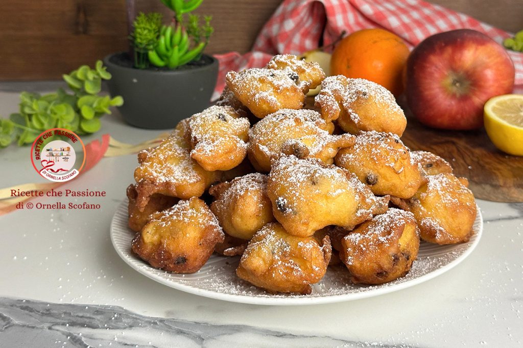 Rezept für Apfel- und Orangenpfannkuchen
