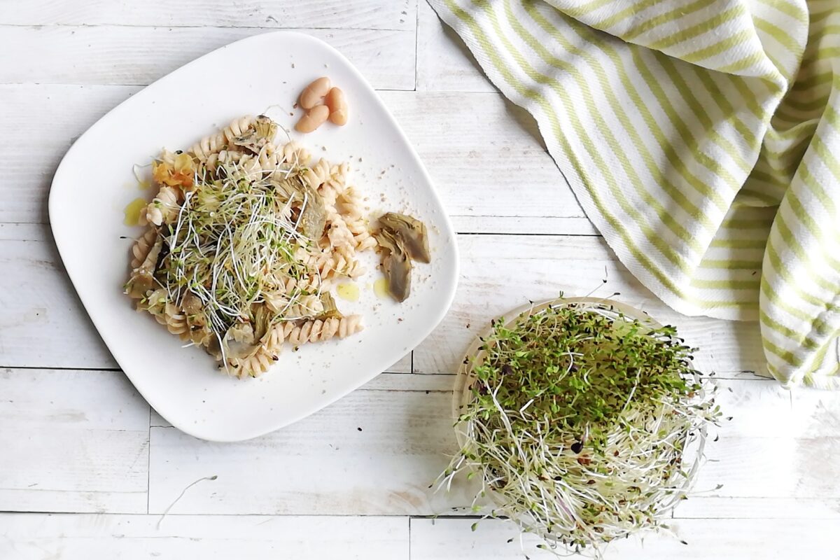 Fusilli mit Artischocken – ganz einfaches Rezept