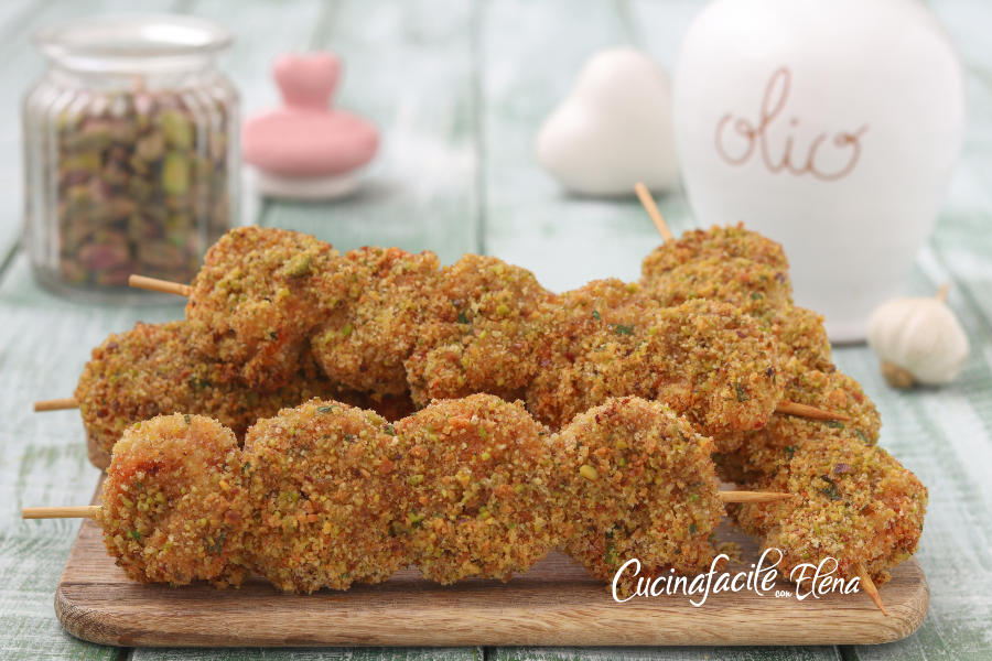 Garnelenspieße mit Pistazien