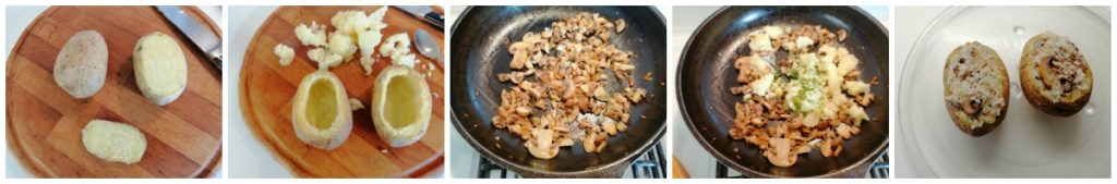 gefüllte Kartoffeln Rezept Mikrowelle