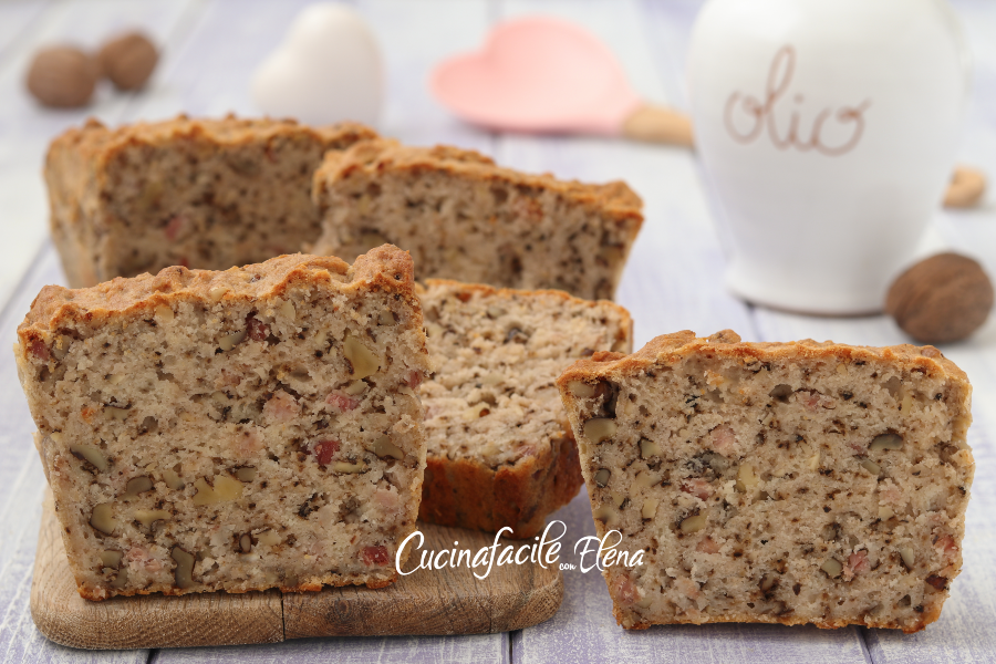 Herzhafter Ricotta-Speck-Walnuss-Kuchen