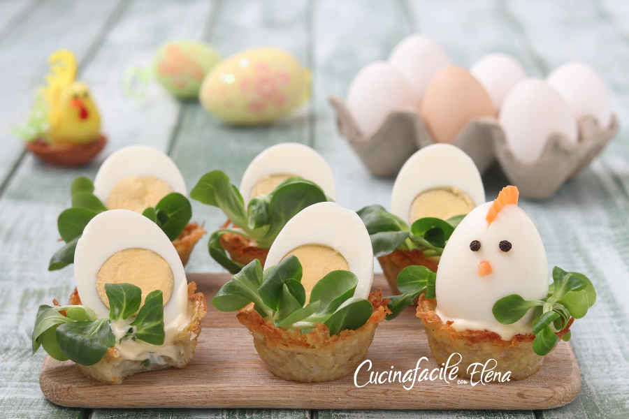 Kartoffel- und Eierkörbchen