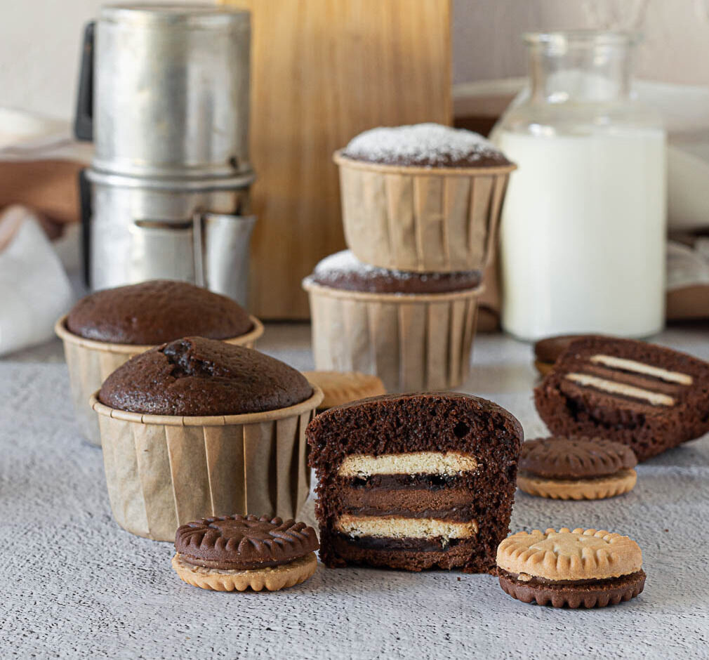 Muffin Ringo und Schokolade