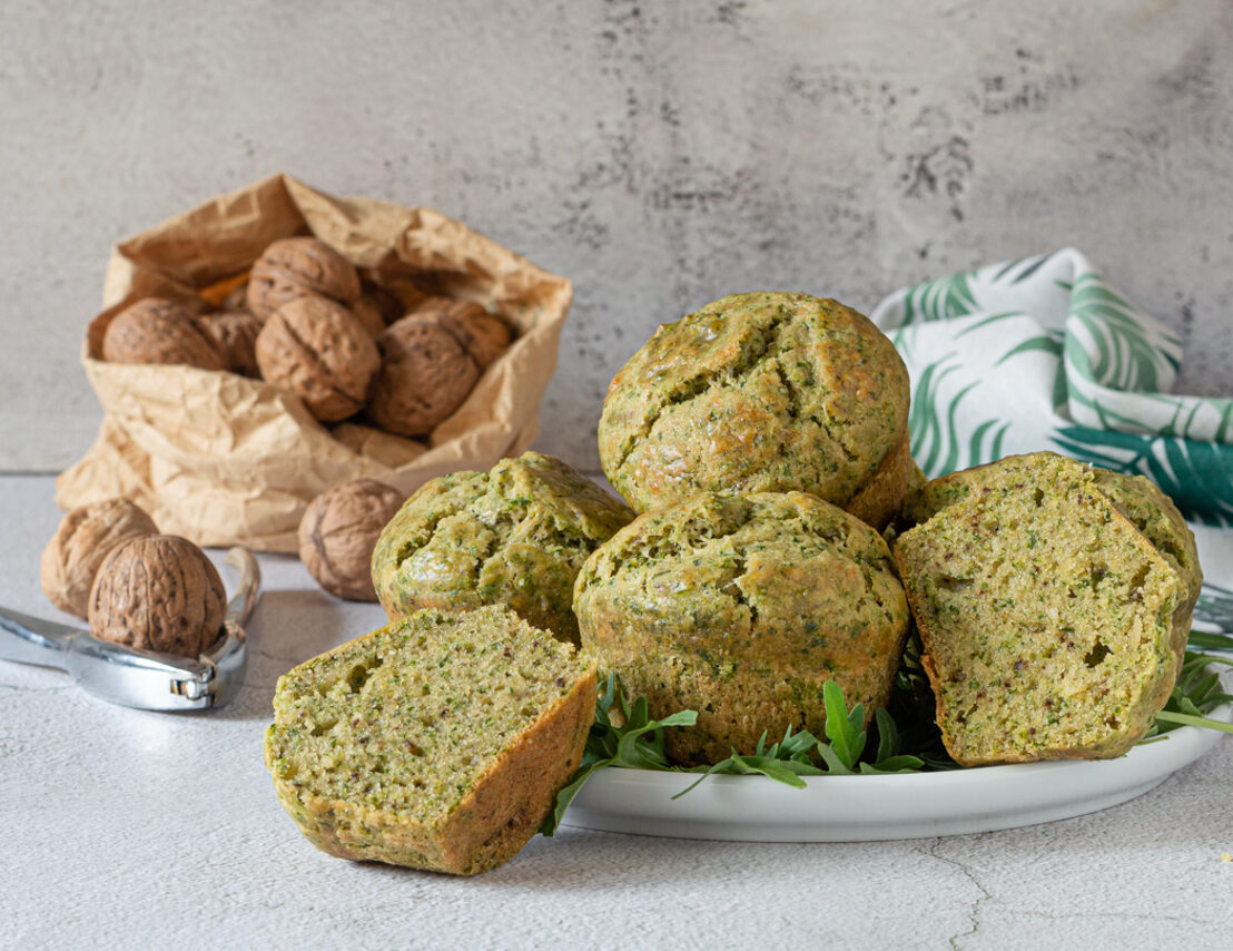 Rucola-Walnuss-Muffins