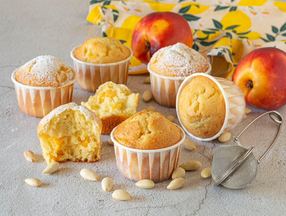 Pfirsich-Mandel-Muffins