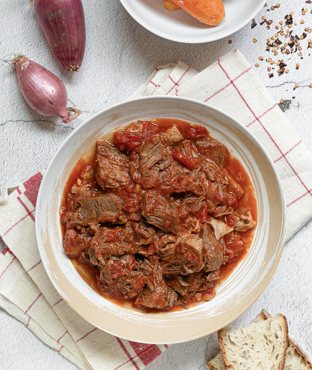 Picchiapò oder Rindfleisch nach Picchiapò-Art