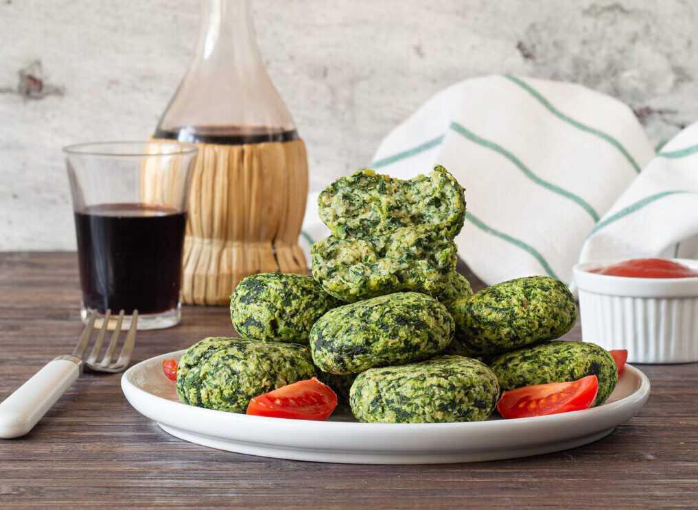 Ricotta-Spinat-Kroketten