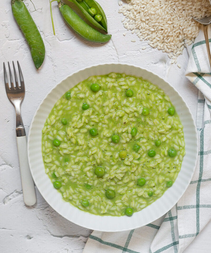 Risotto mit Erbsen