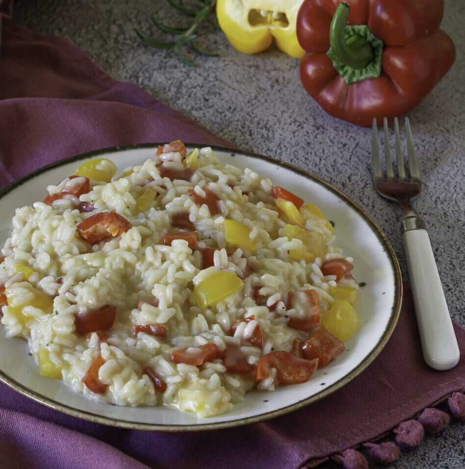 Risotto mit Paprika