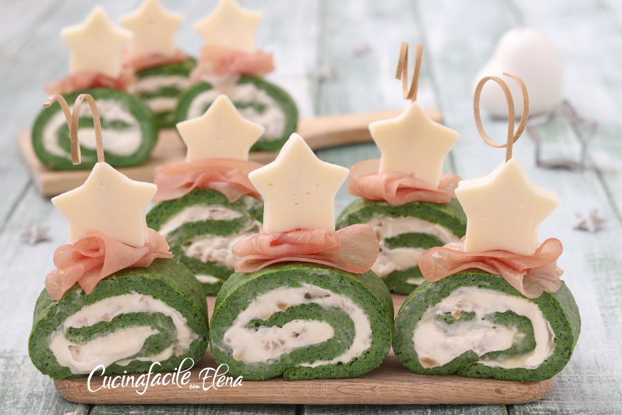 Spinat-Omelett-Röllchen