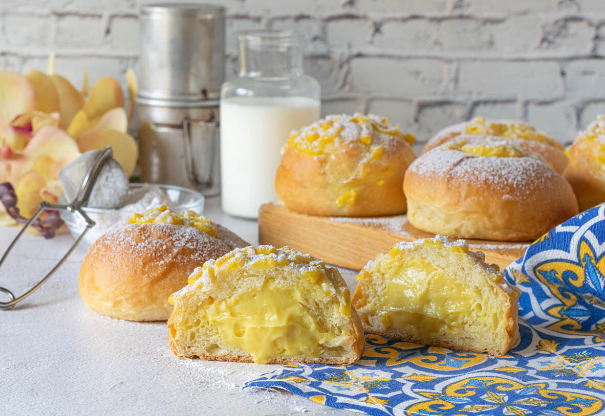 Venezianer mit Vanillecreme