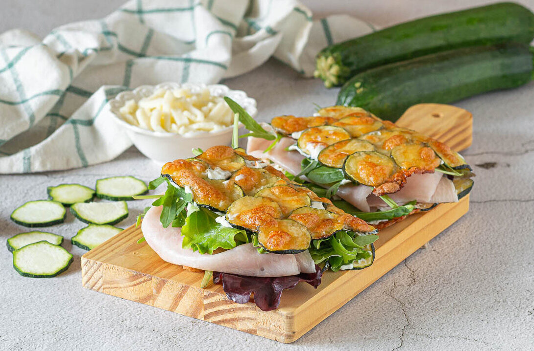 Zucchini-Piadinen
