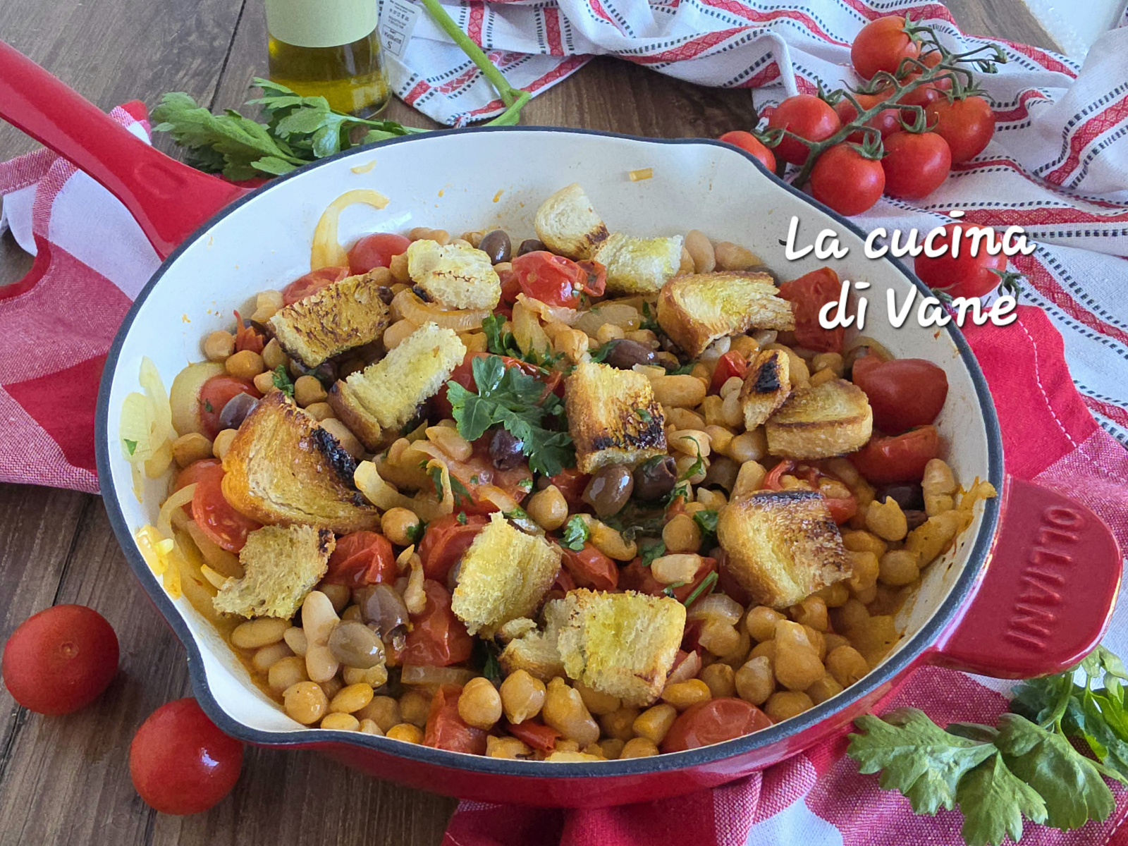 LECKERE KICHERERBSEN UND BOHNEN IN DER PFANNE – TV-Folge La cucina di Vane