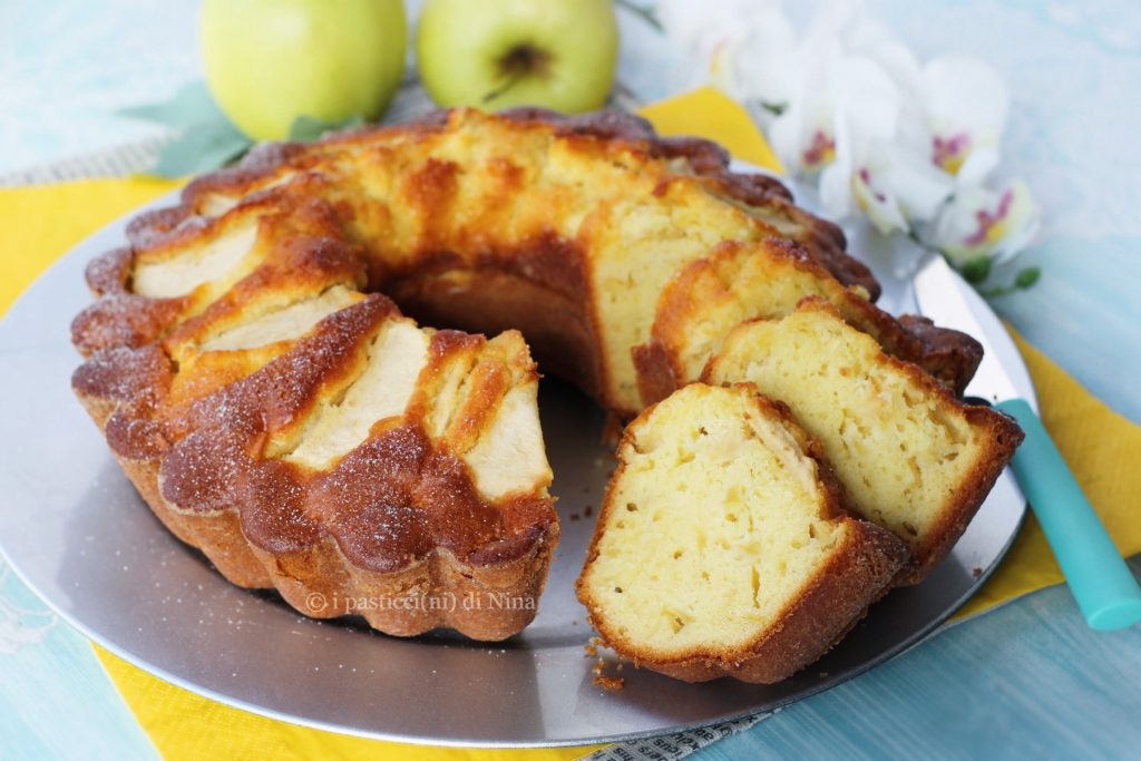 Apfel-Joghurt-Gugelhupf – einfach und gesund, Rezept von i Pasticcini di Nina