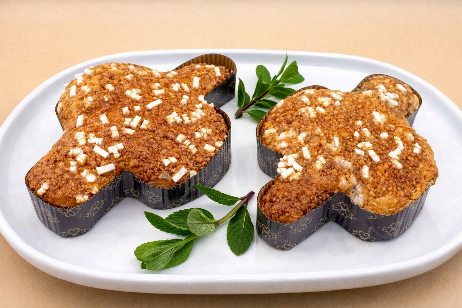 Mini-Ostertauben ohne Eier – Einfaches und schnelles Osterrezept