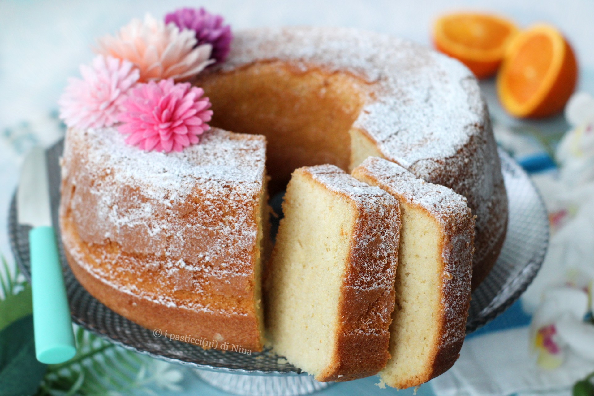 Chiffon-Kuchen mit Orange