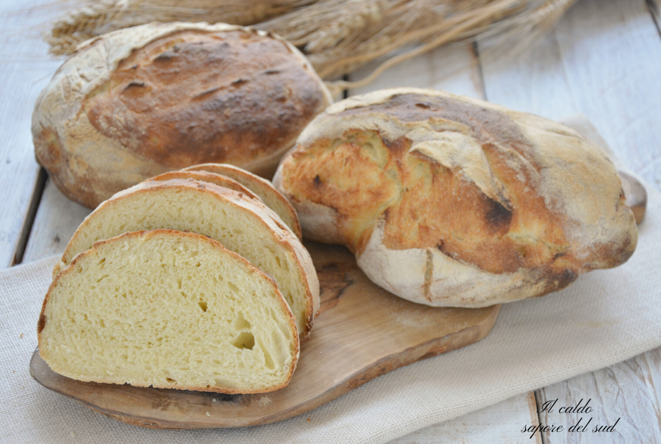 Einfaches hausgemachtes Brot mit Bierhefe
