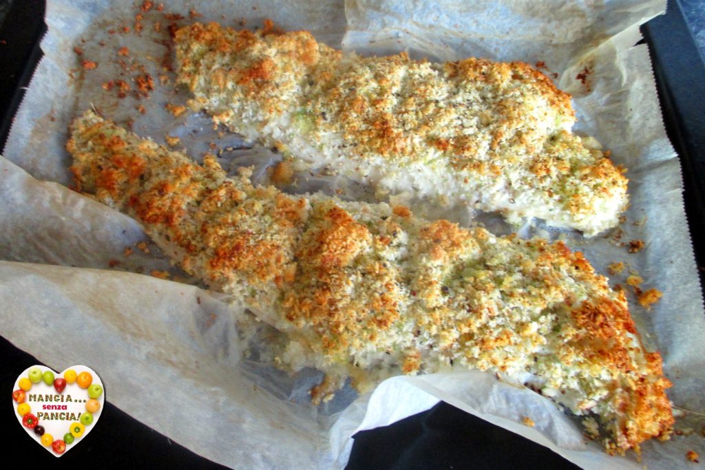 Filetti di pesce gratinati, Mangia senza Pancia