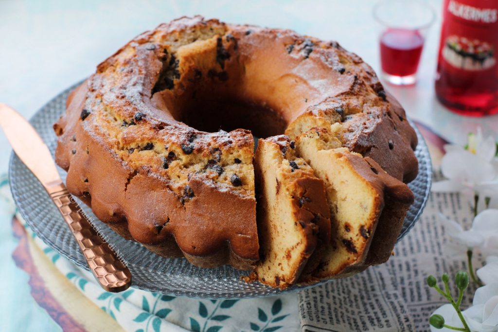 Gugelhupf mit Alchermes, Ricotta und Schokolade, saftig und zart i pasticcini di Nina