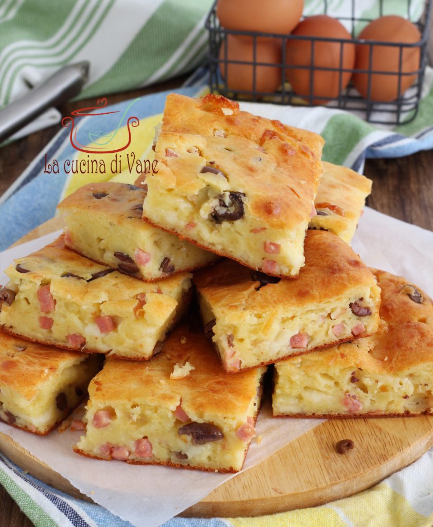 Herzhafte Torte Sieben Becher - fluffig und würzig