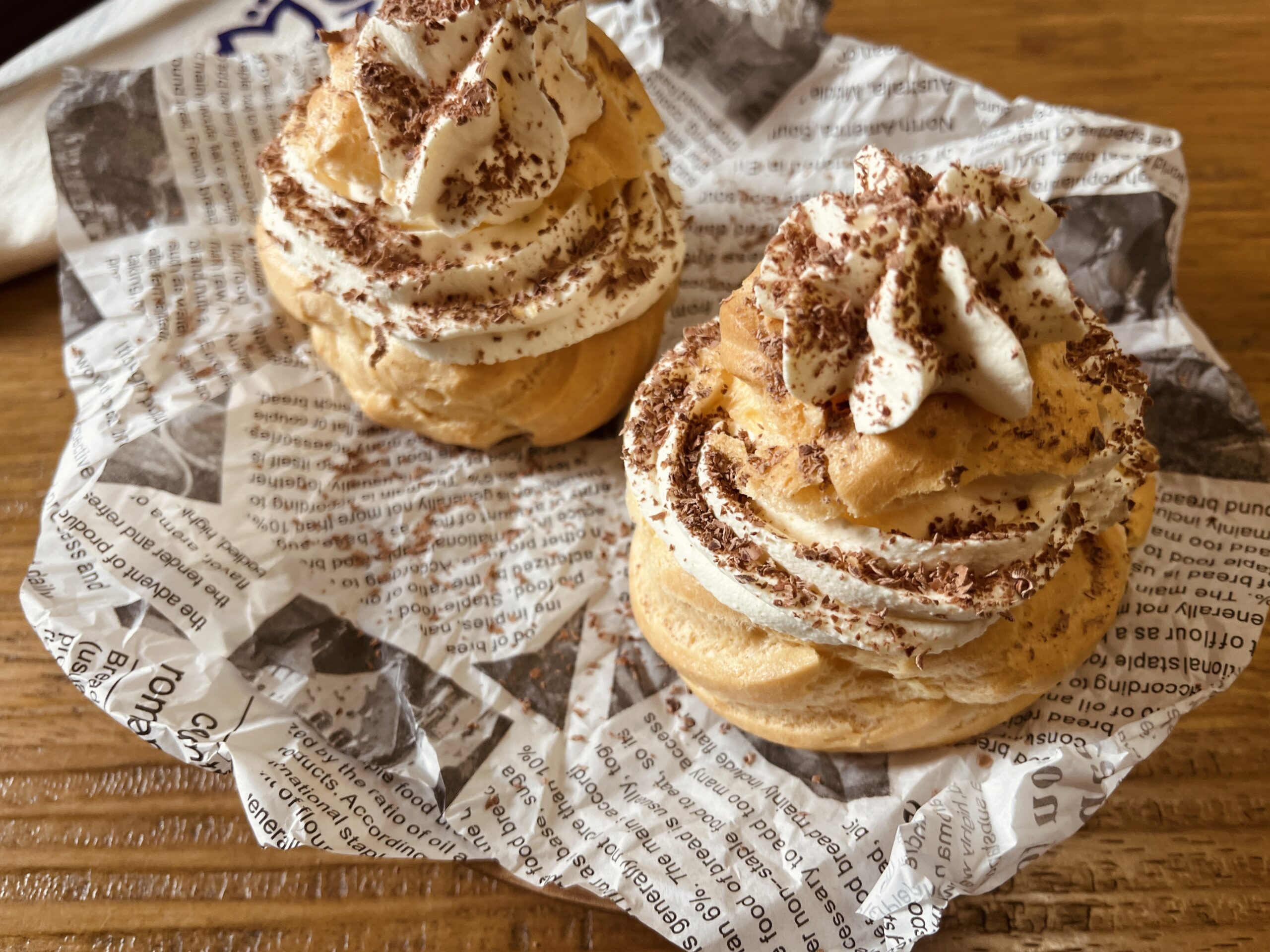 Zeppole mit Mascarpone-Creme