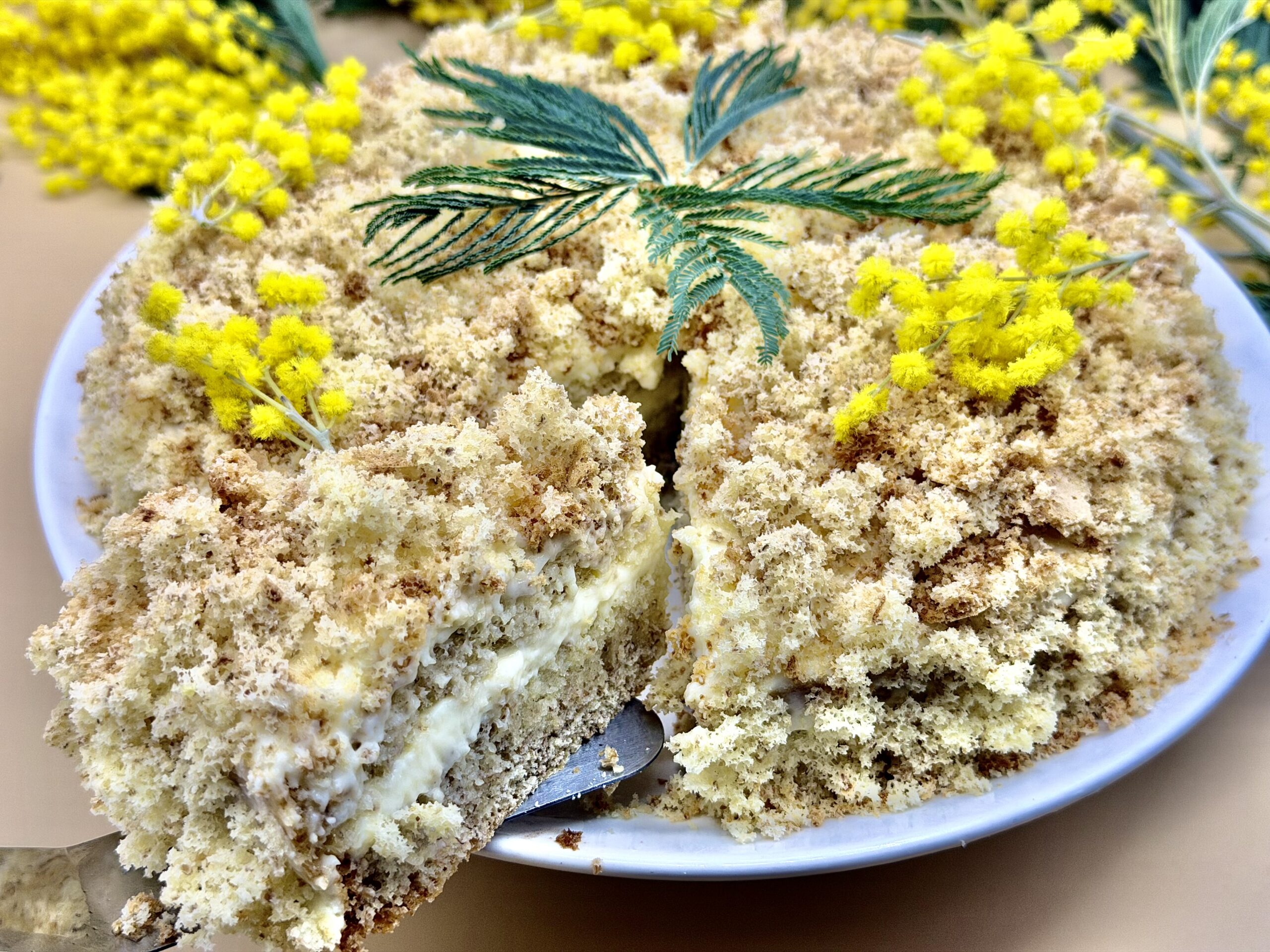 Vollkorn-Mimosa-Torte: die leichtere, fluffigere Version – perfekt für den 8. März