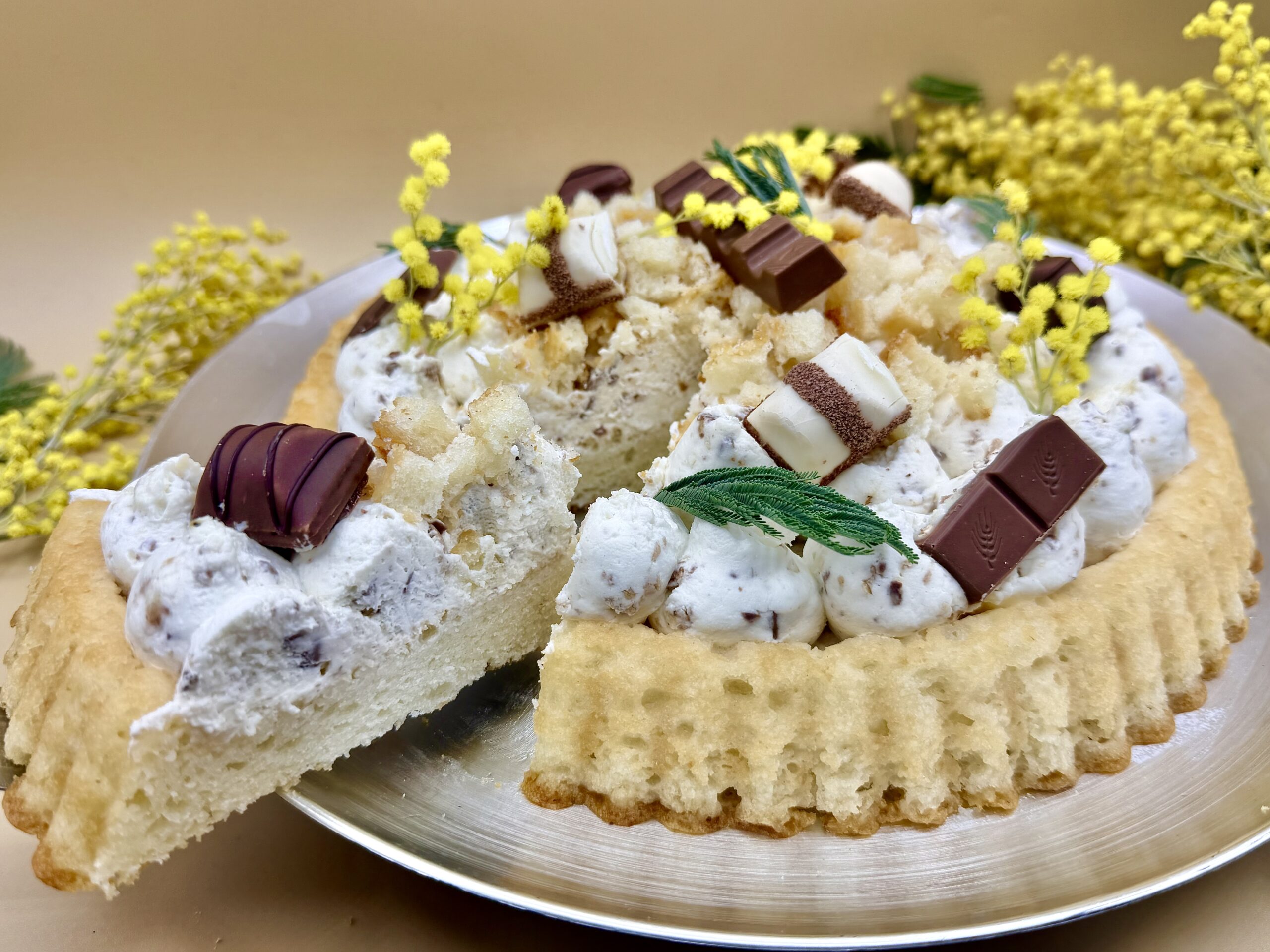 Weiche Crostata Mimosa „Kinder“ ohne Eier: die perfekte, leckere Torte zum 8. März