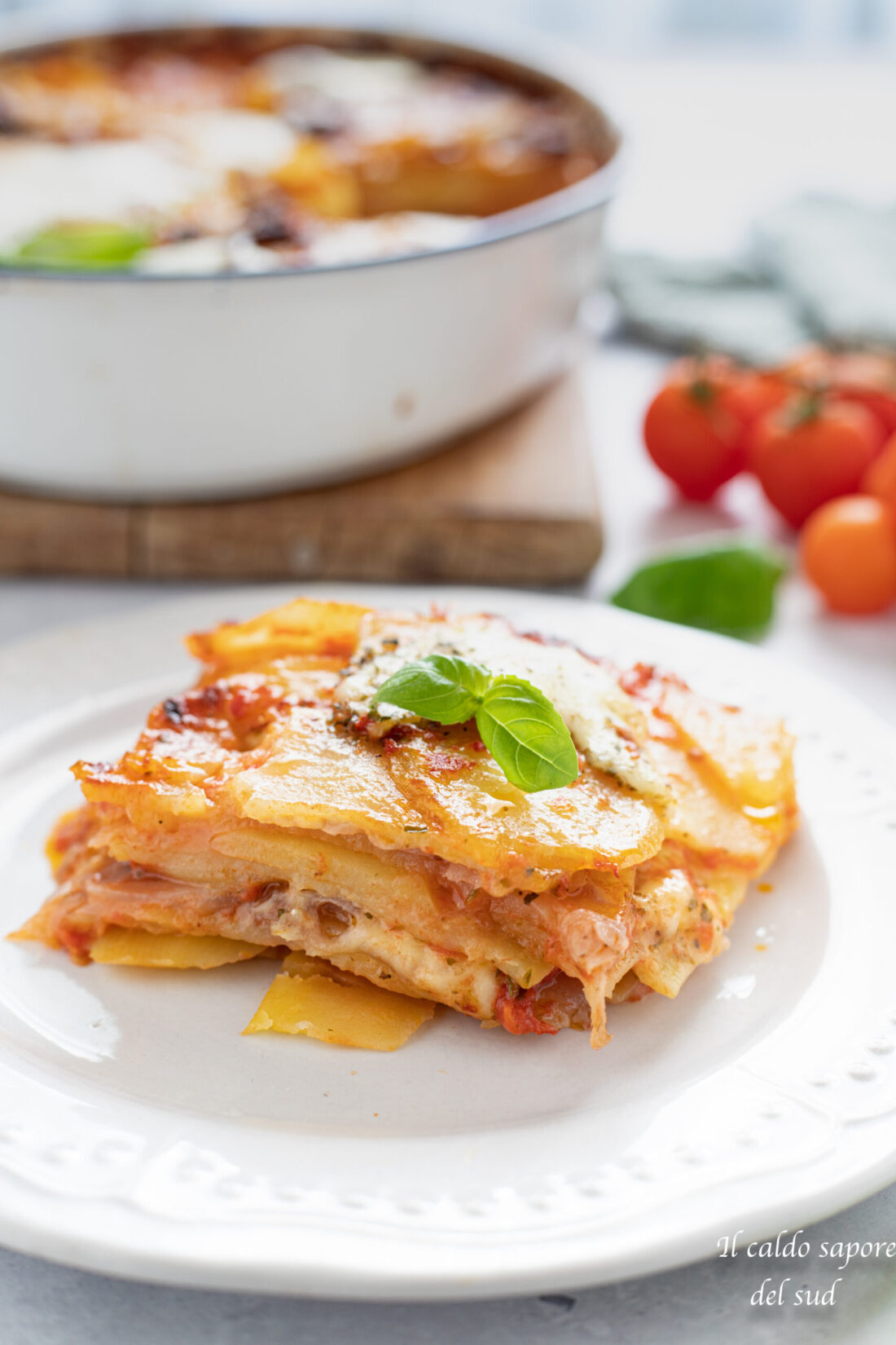 Pizzaiola-Kartoffeln aus dem Ofen