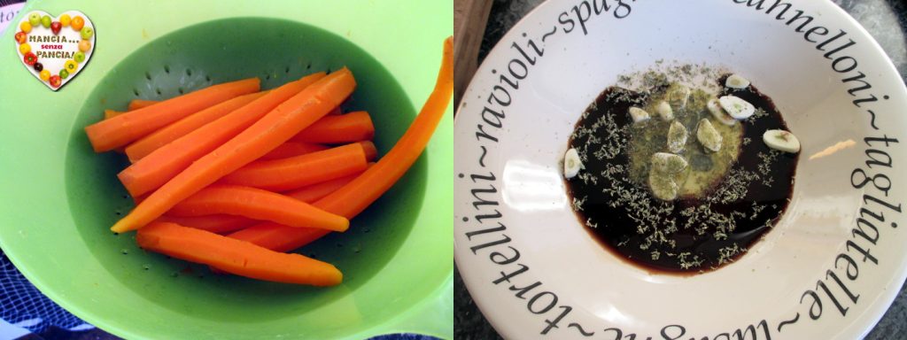 Karotten mit Balsamico und Oregano, Mangia senza Pancia