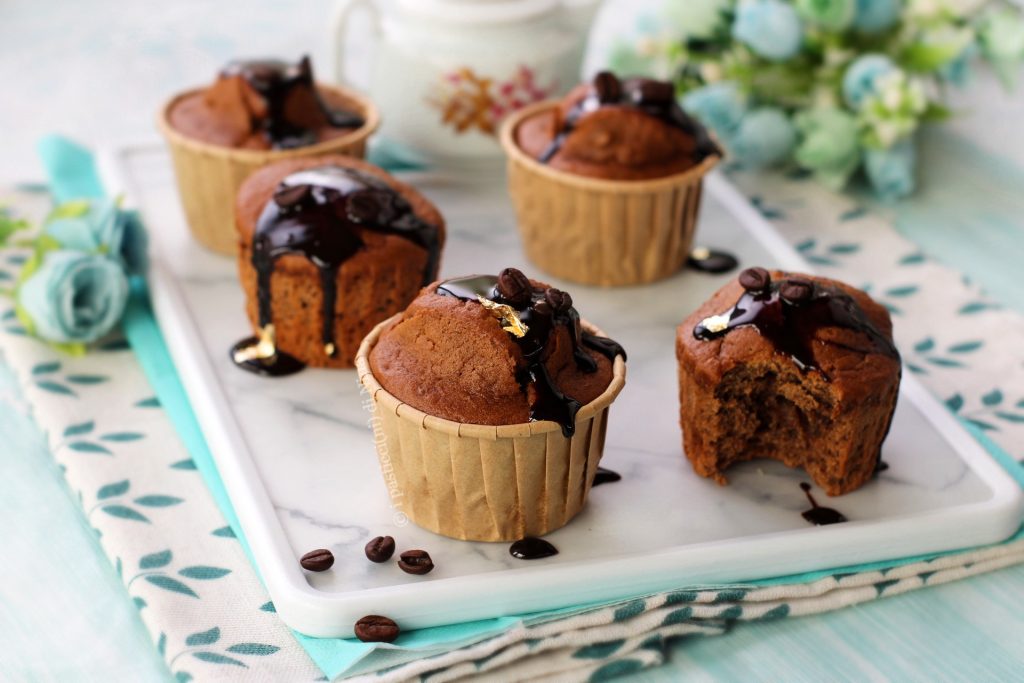 Rezept Sahne-Kaffee-Muffins, weiche, leckere Frühstücksmuffins i pasticcini di Nina