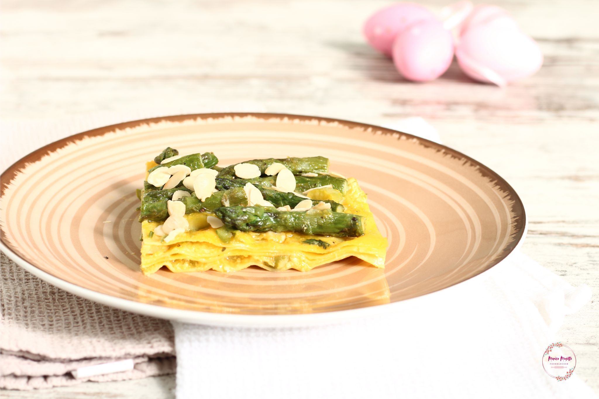 Osterlasagne mit Spargel und Safran