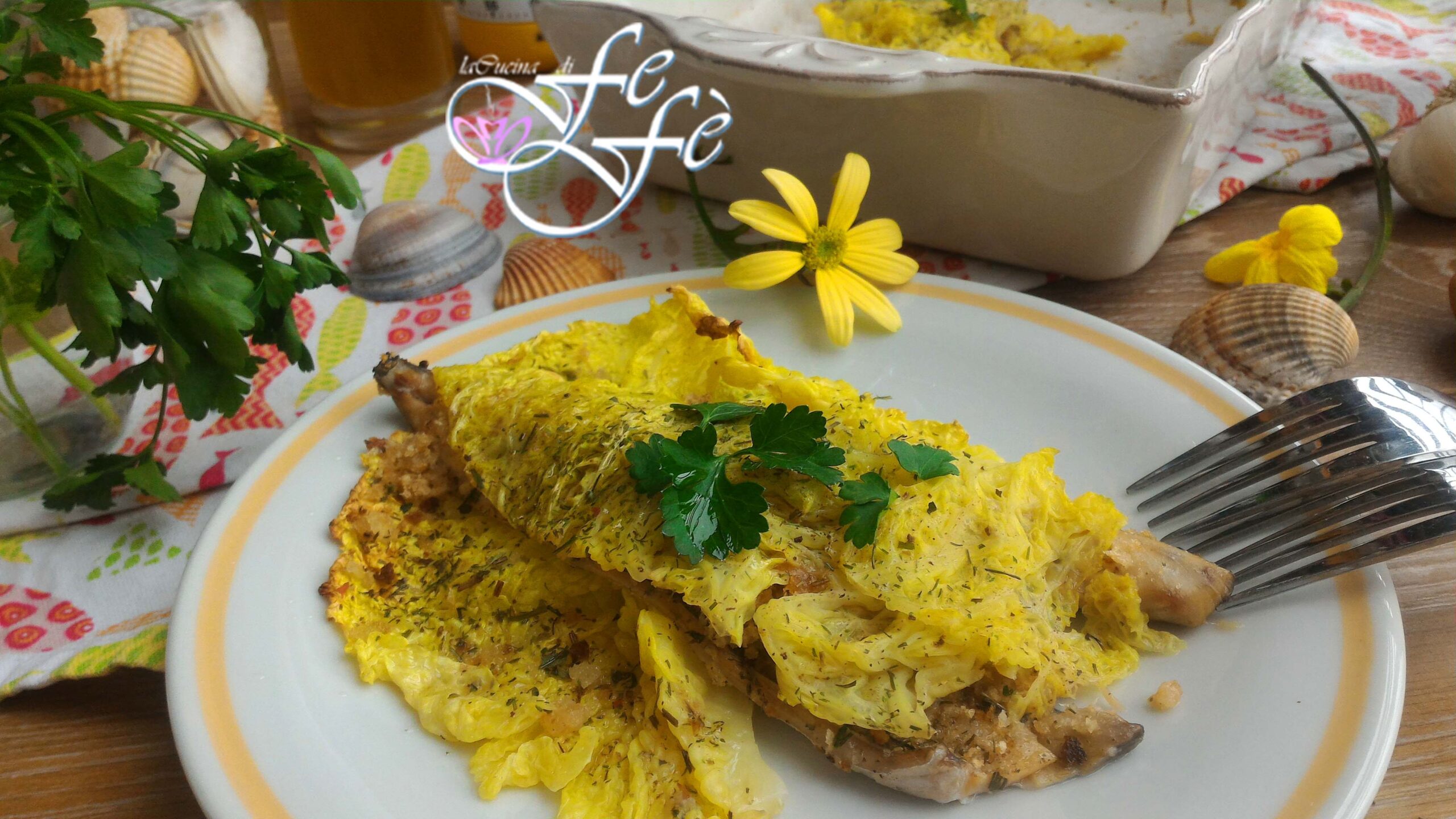 Makrelenfilets im Wirsingblatt-Päckchen