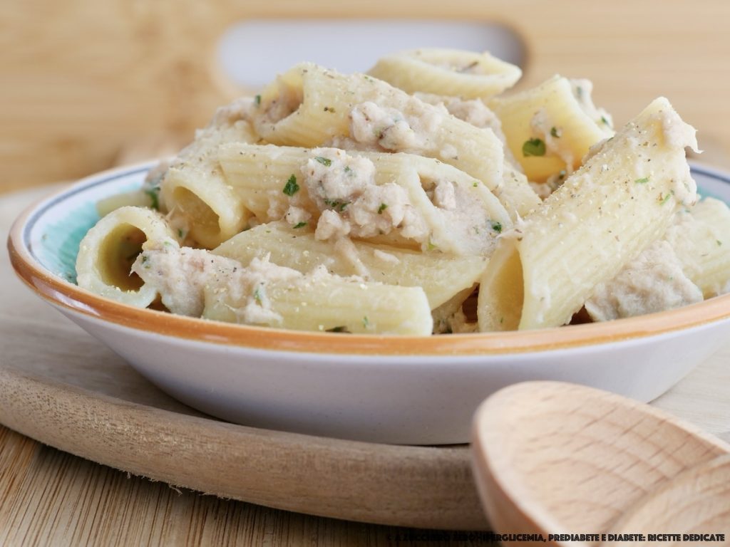Pasta mit leichter Thunfischcreme