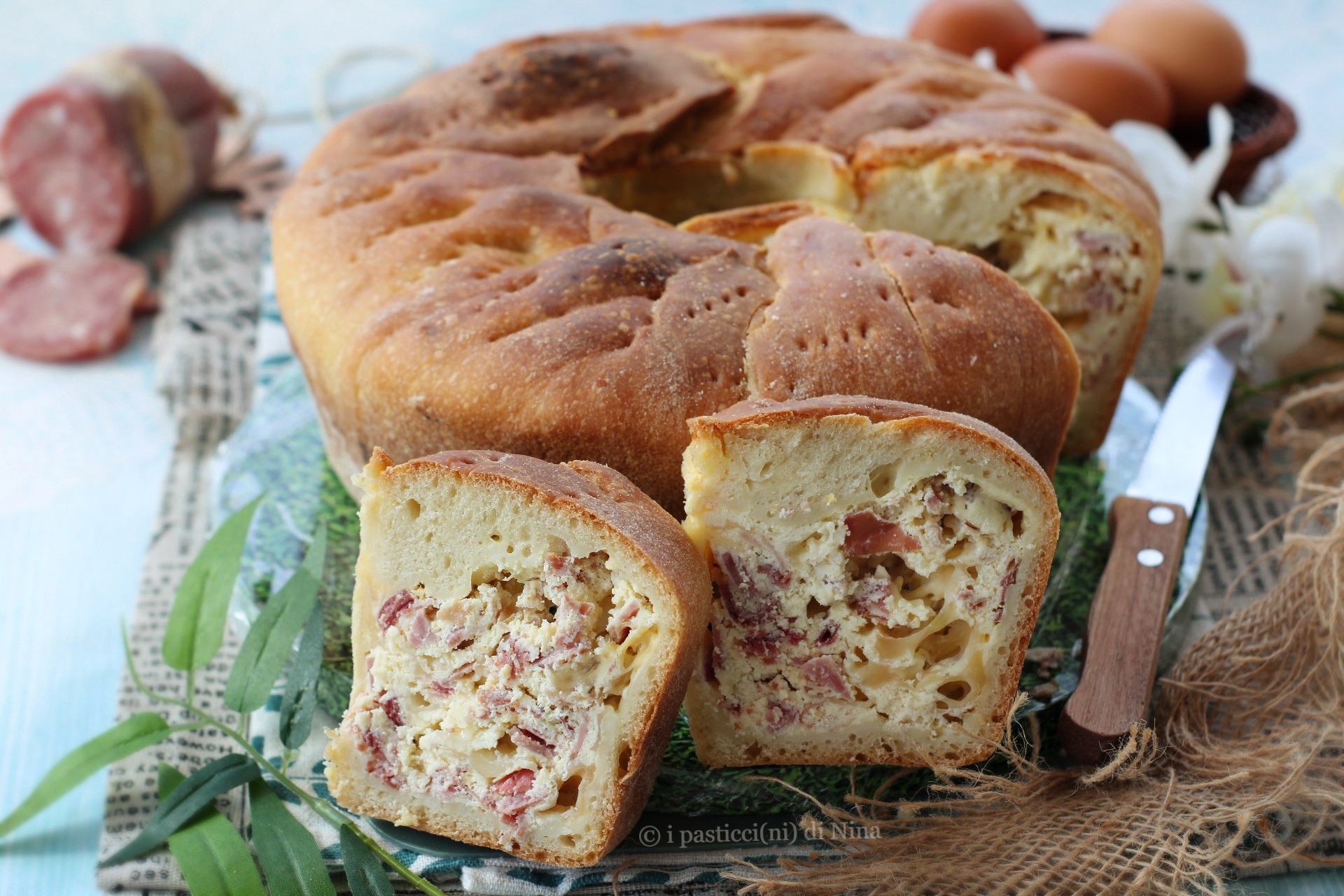 PIZZA-KRANZ (CIAMBELLA) MIT RICOTTA