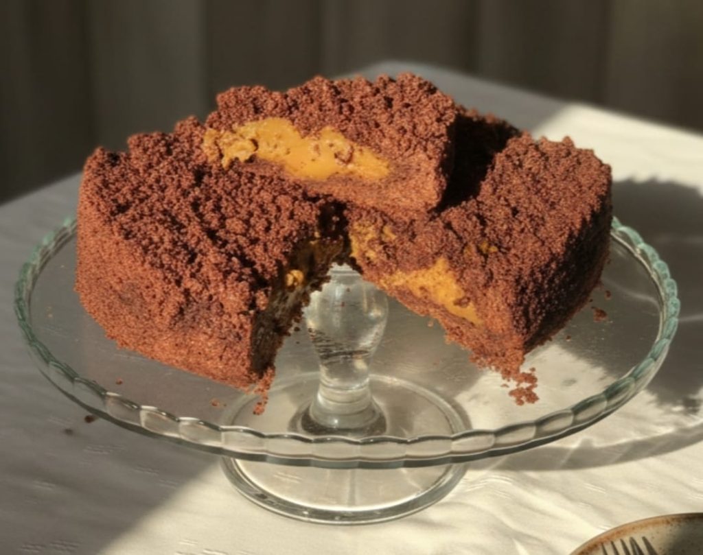 Sbriciolata mit Espresso-Creme