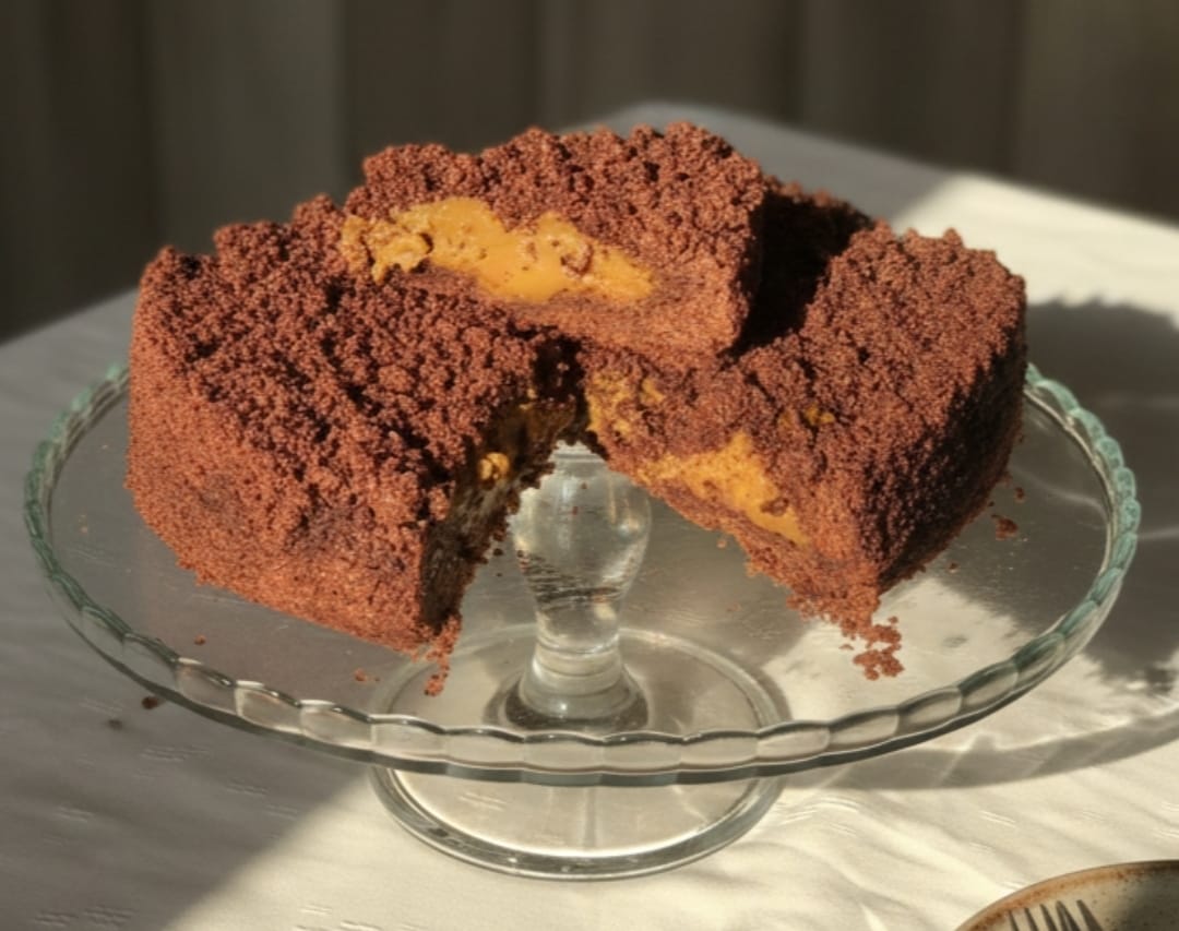 Sbriciolata mit Espresso-Creme