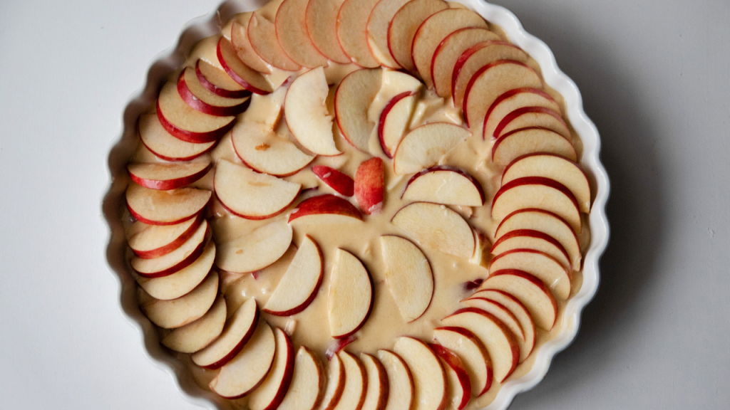 Mehlfreier Apfelkuchen