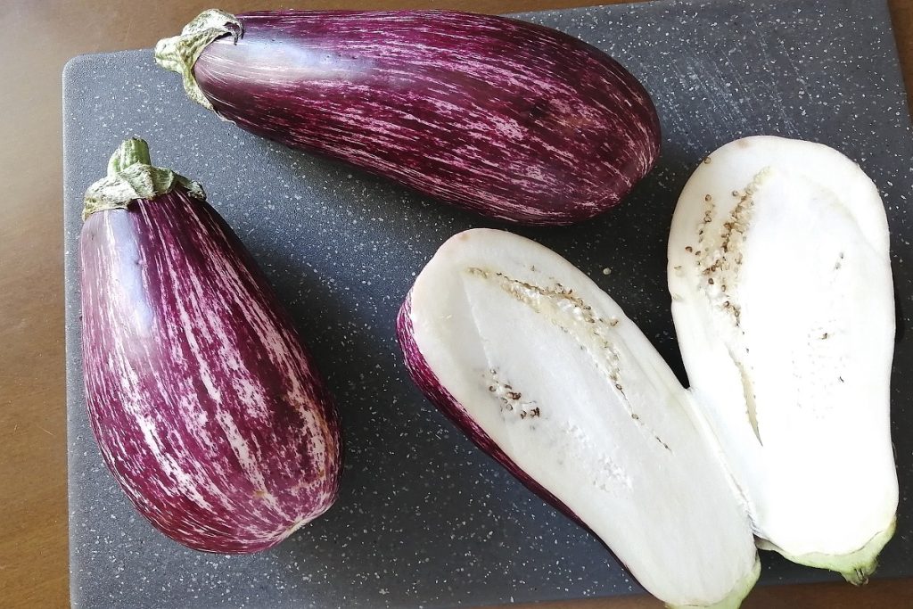 Auberginensalat Schritt 1