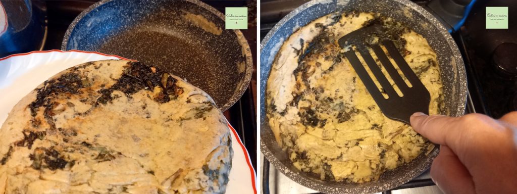 Wenden der Farifrittata