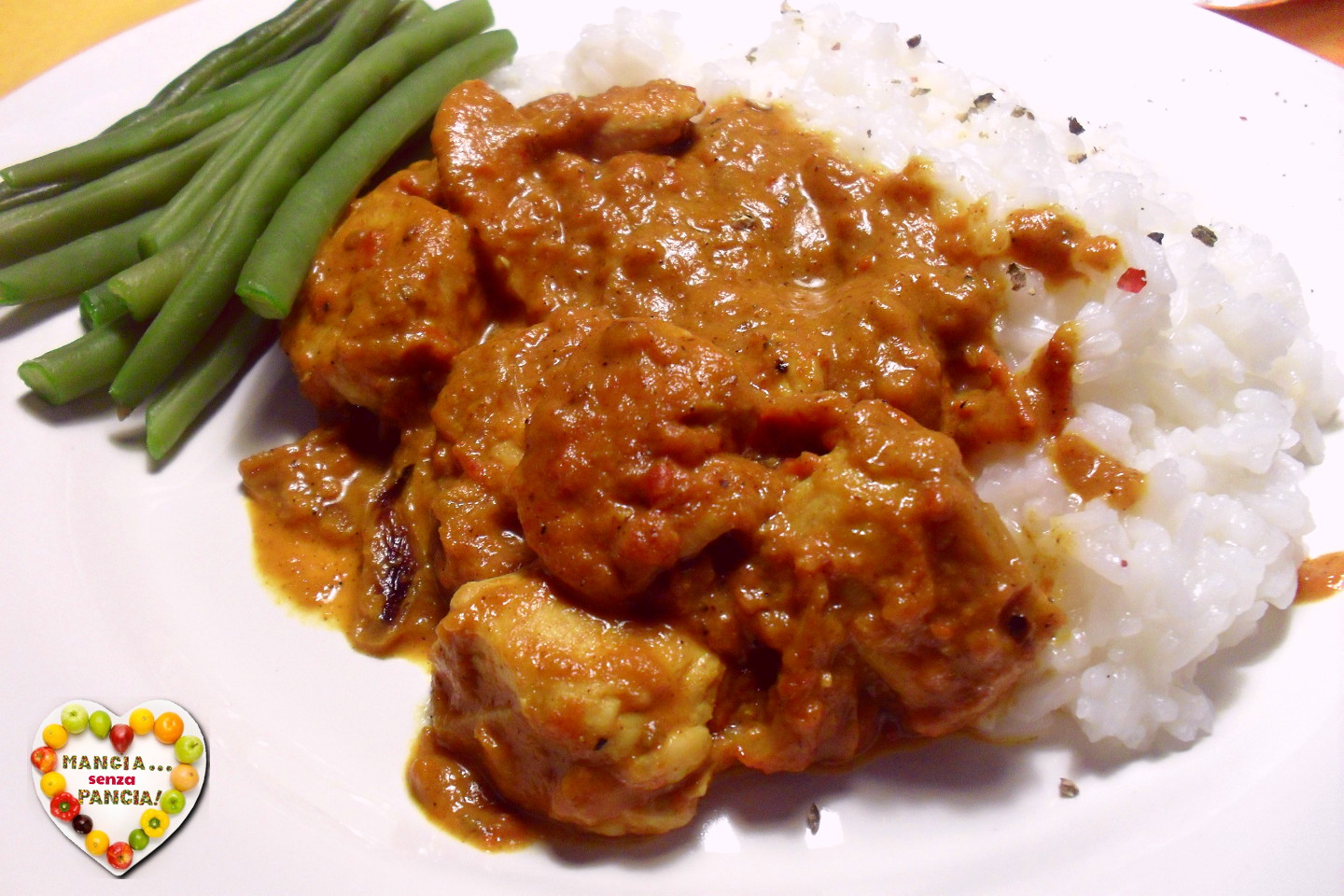 Leichtes Curry-Hähnchen