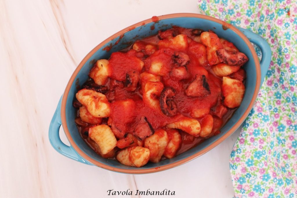 Gnocchi mit Oktopus-Ragout