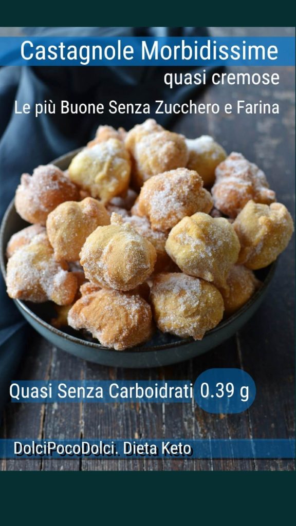 Frittierte Castagnole, Keto-Rezept