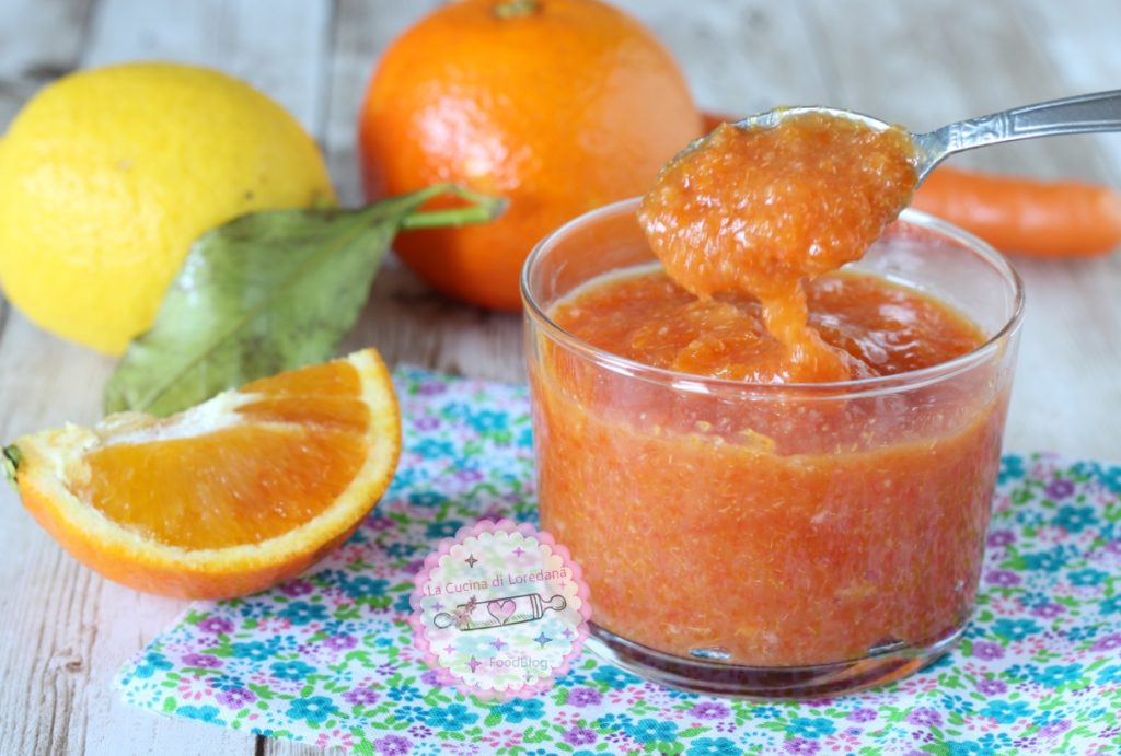 konfitüre aus orangen karotten und zitronen