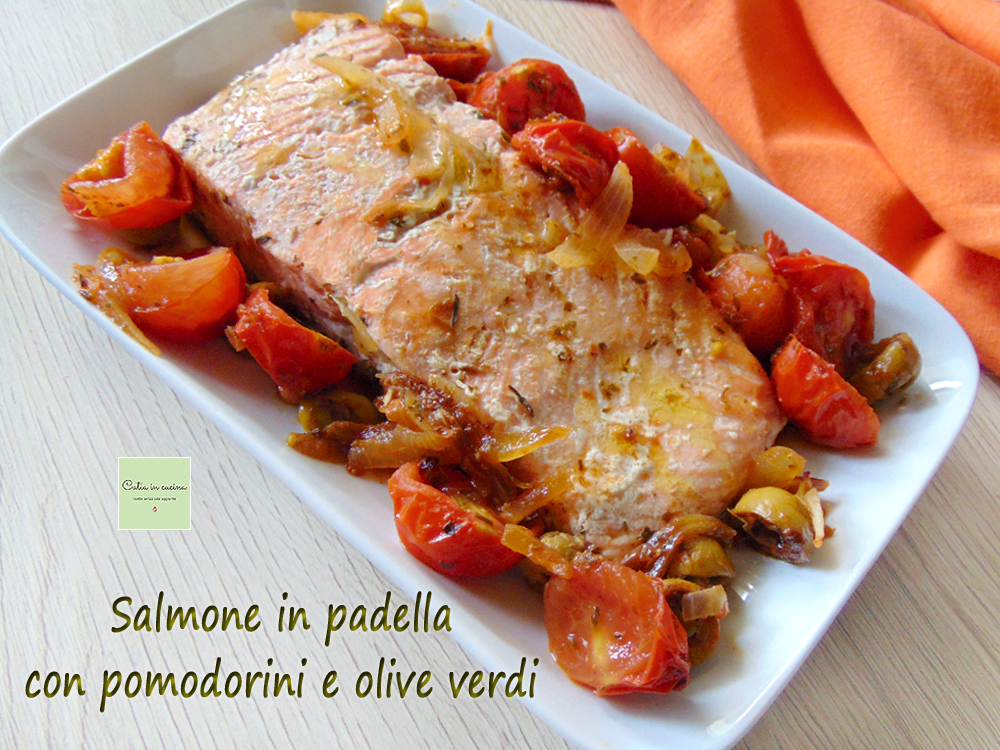 lachs in der pfanne mit kirschtomaten