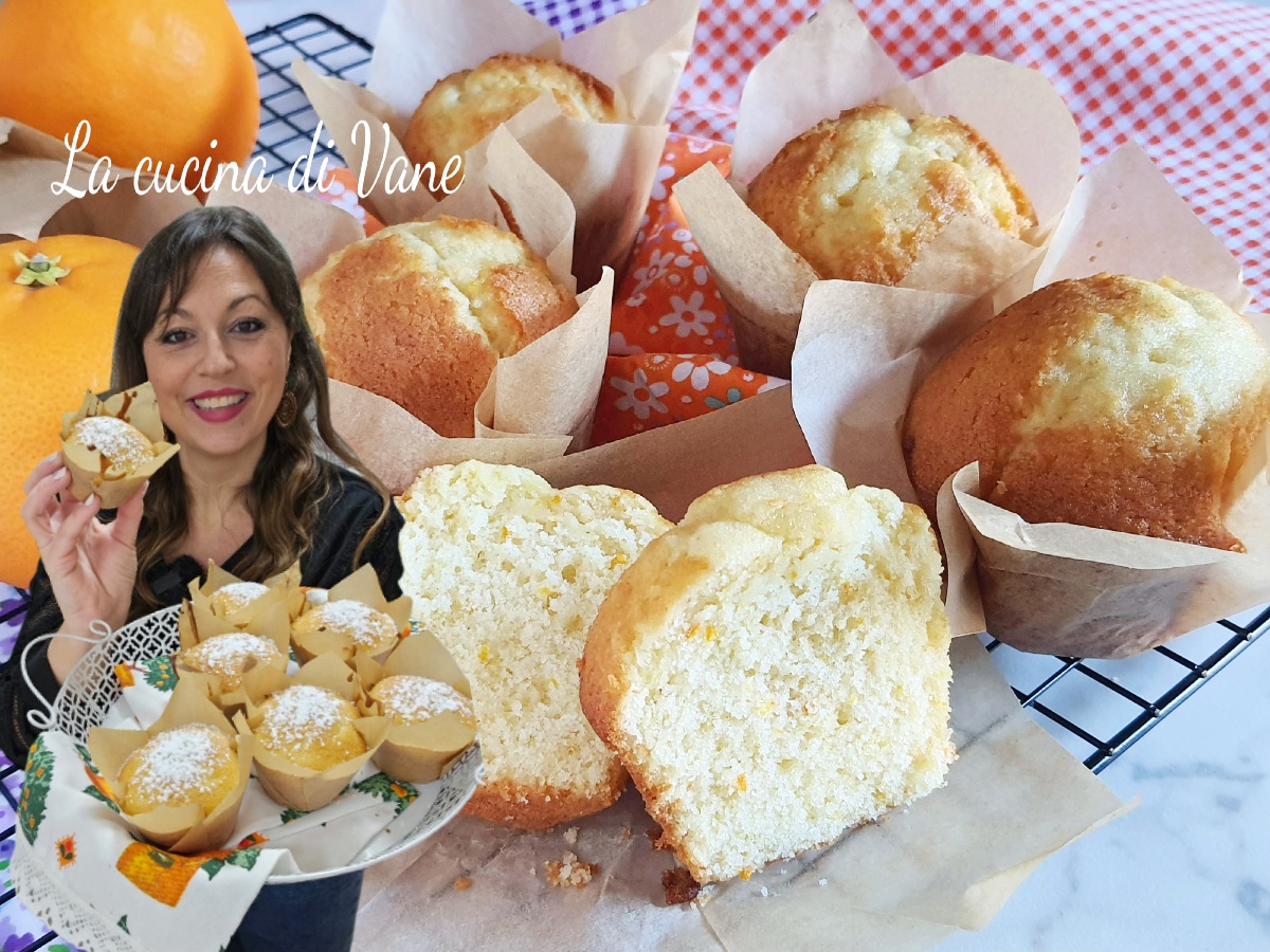Orangen-Joghurt-Muffins Folge TV La cucina di Vane