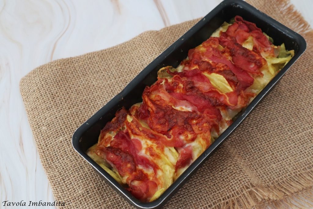 Plumcake aus geschichteten Kartoffeln