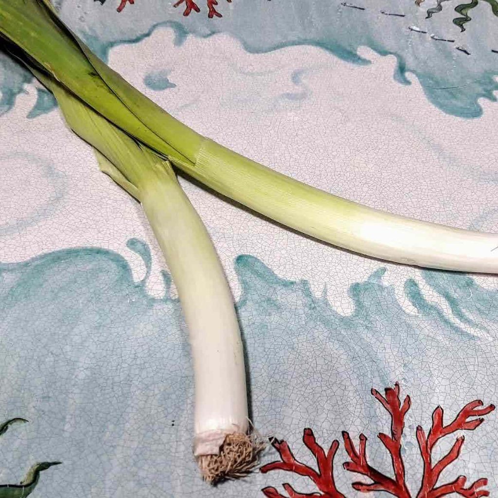 Lauch, Schalotte und Kartoffeln vorbereiten