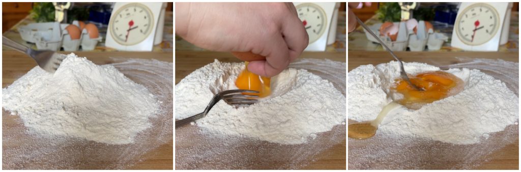 Tagliatelle nach Boscaiola-Art