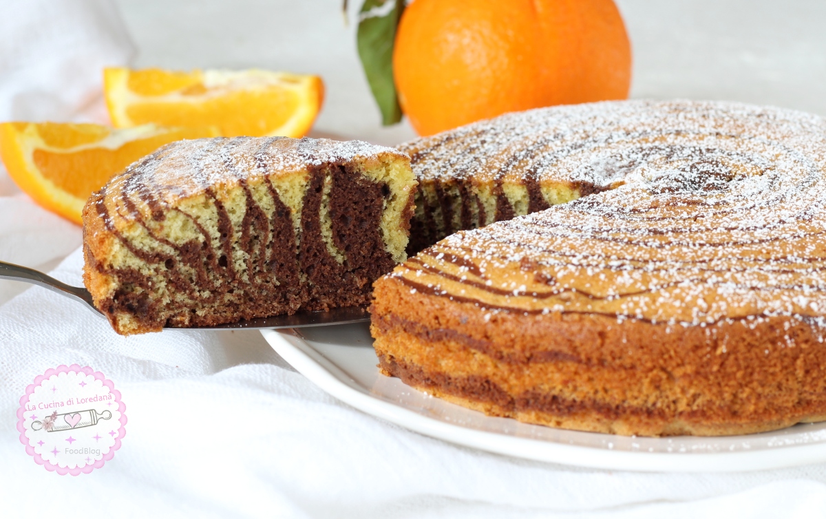 Zebra-Kuchen mit Orange und Schokolade – saftig, weich und köstlich